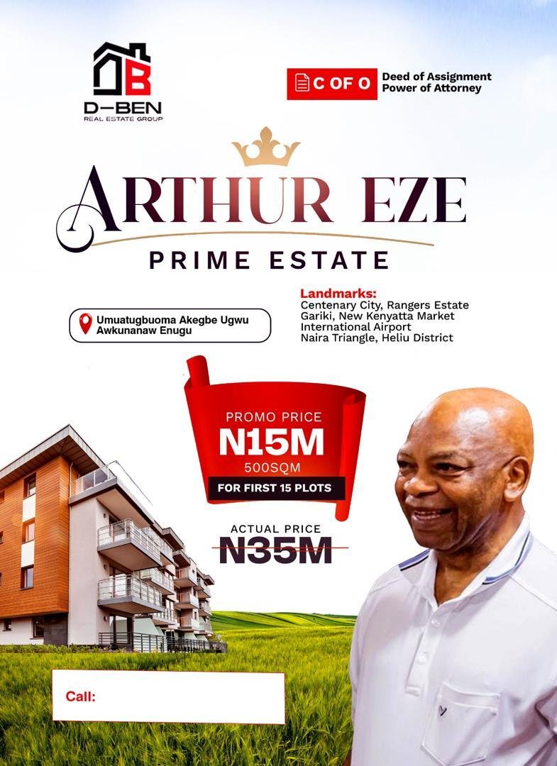Arthur Eze Prime Estate Enugu